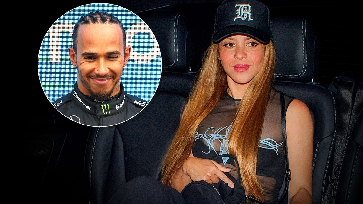 El encuentro entre Lewis Hamilton y Shakira tras la última carrera de Fórmula 1 que alimentó los rumores de romance - Infobae