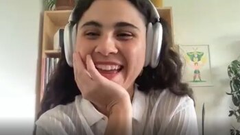 Silvana Estrada se mostró emocionada