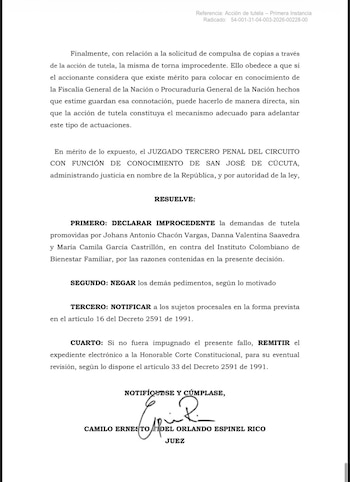 Icbf - crédito @EspinosaRadio/X