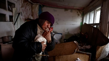 The elderly Ukrainian woman who