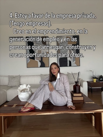 Luisa Fernanda W habló sobre su postura política lejos de las derechas e izquierdas - crédito @luisafernandaw/Instagram