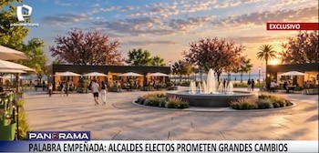 Alcaldes electos de Lima anuncian auditorías, túneles y teleféricos: estas son sus promesas para transformar sus distritos. Captura: Panamericana TV.