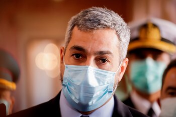 Mario Abdo Benítez, presidente de