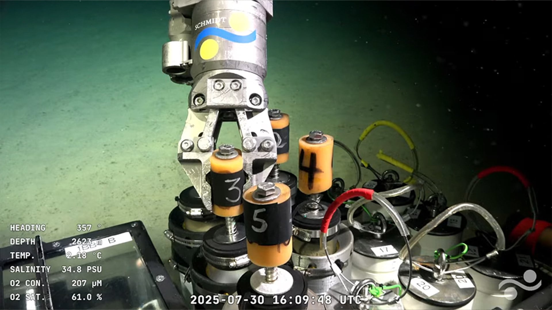 Quince inmersiones del ROV fueron