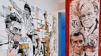 Los murales que están en