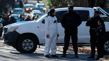 Escena del crimen en el