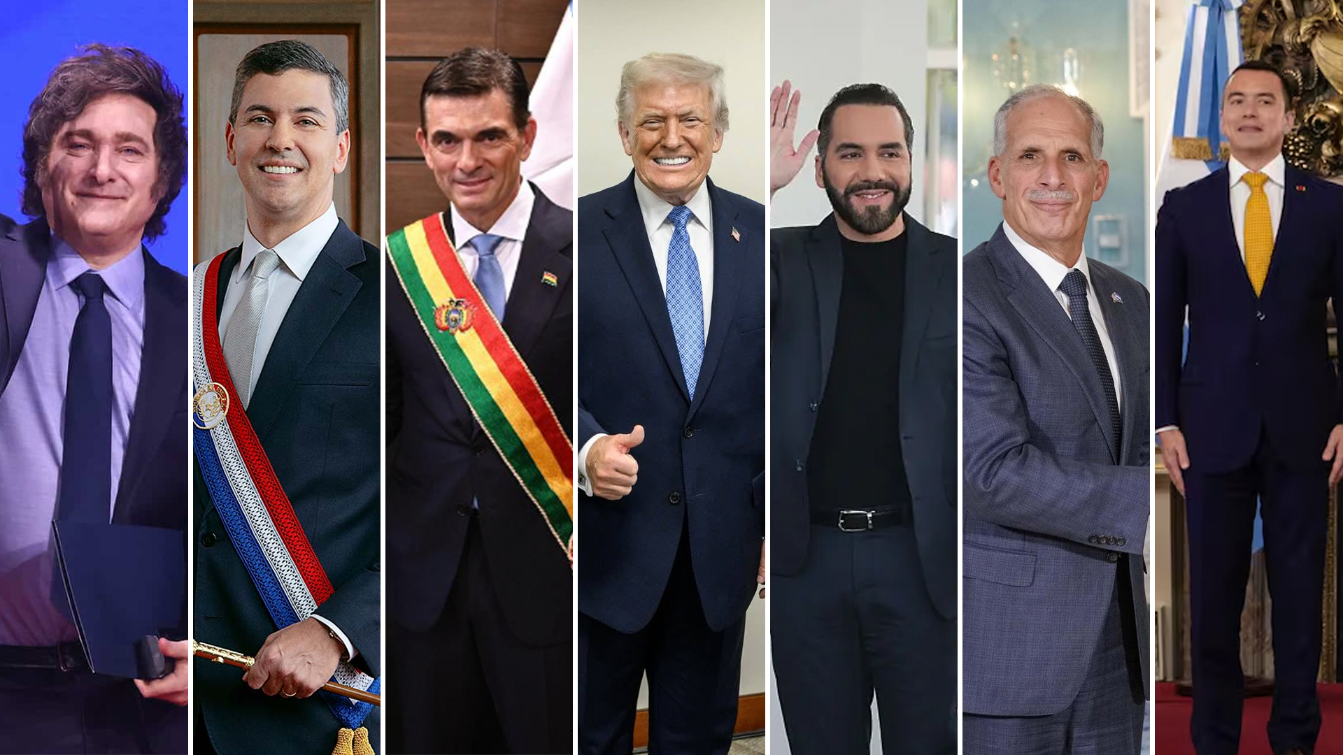 Trump invitó a la Cumbre de Miami a Milei, Peña, Paz, Bukele, Asfura y Noboa