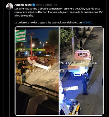 Primer decomiso de droga del