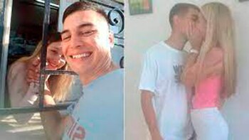 Nahir Galarza y Matías Caudana,