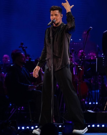 Ricky Martin se presentó en