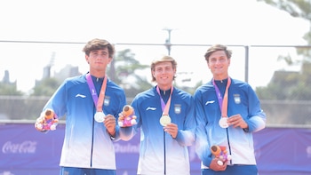 Histórico: el tenis argentino ganó ocho medallas en los Juegos Suramericanos de Santa Fe