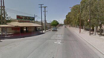 La zona donde ocurrió el