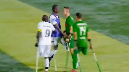 Escándalo en la Copa Africana de amputados: la final entre Ghana y Marruecos terminó en una violenta pelea