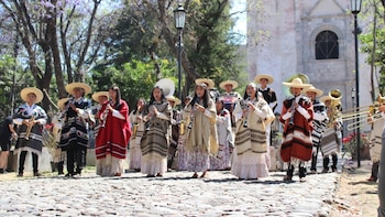 La Banda de Tlayacapan acompaña las comparsas desde 1870. (Foto: Turismo Tlayacapan)