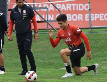 Goicochea se mostró contento por su gol con la Sub 23. (Twitter)