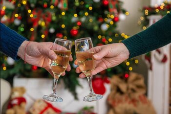 El brindis de Navidad puede