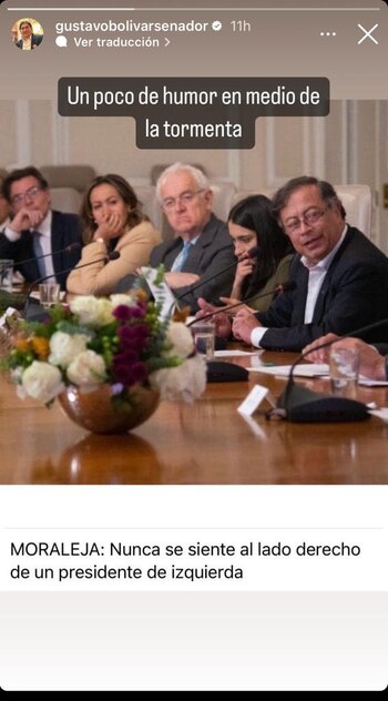 Gustavo Bolívar se refiere a las "chuzadas" en el gobierno Petro con pullas y memes. Redes sociales.