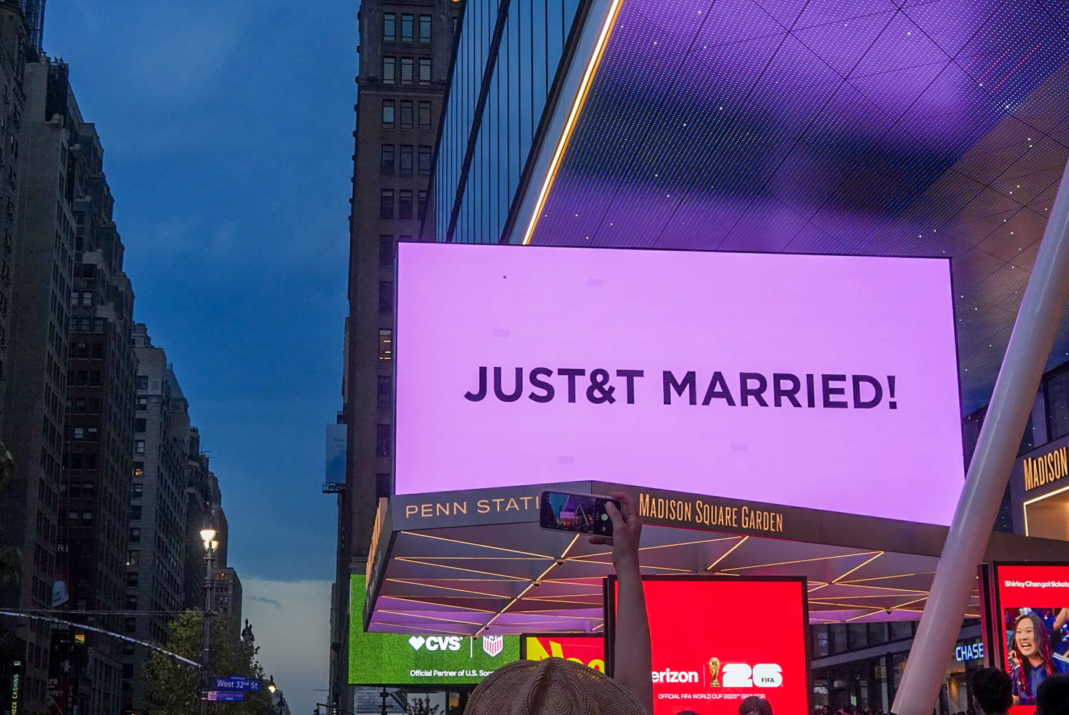 Travis Kelce aseguró que el Madison Square Garden era el mejor recinto para su boda con Taylor Swift. (Jutharat Pinyodoonyachet/The New York Times)