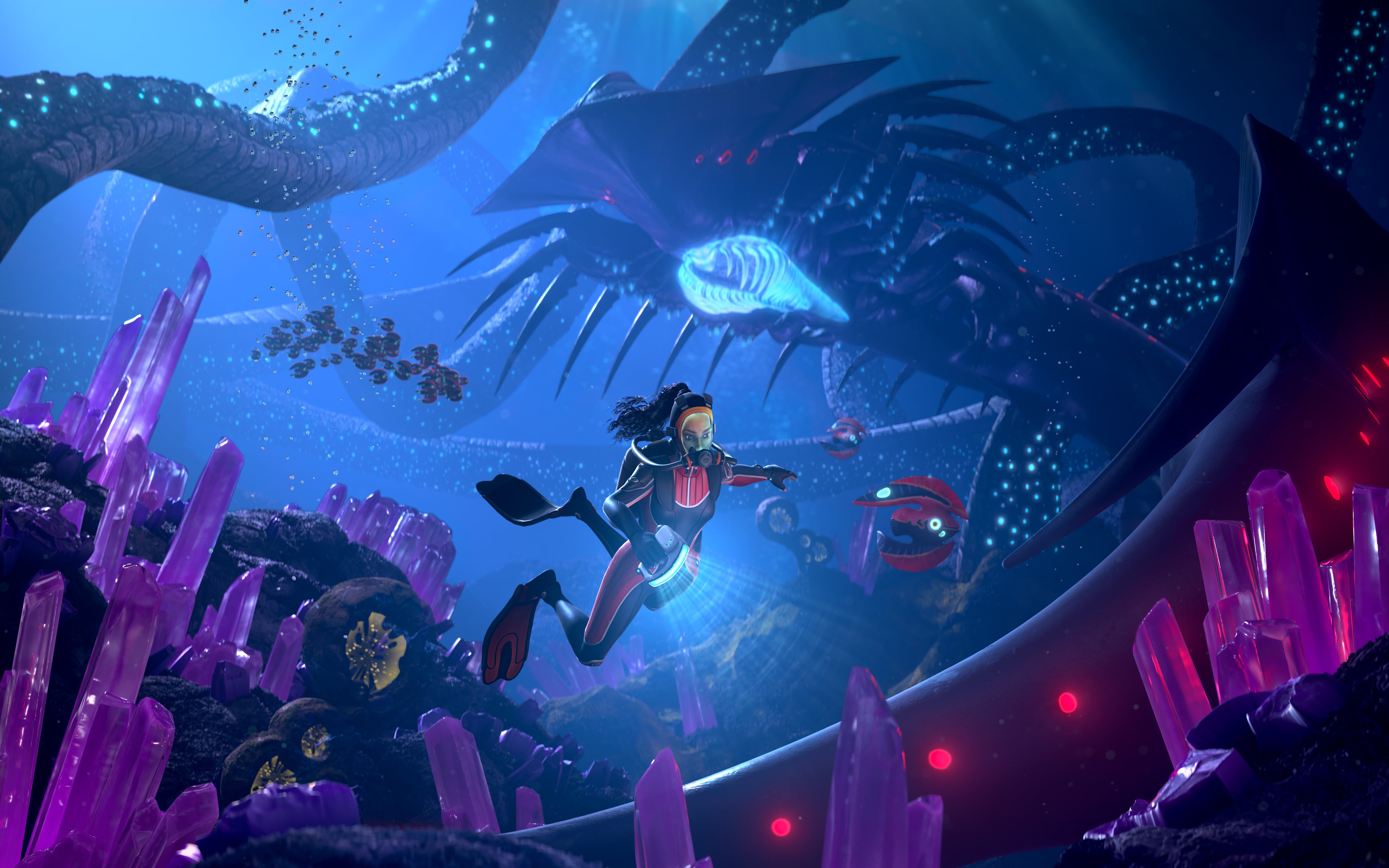 Subnautica prioriza atmósfera y arte para un rendimiento fluido en hardware básico. (Unknown Worlds Entertainment)