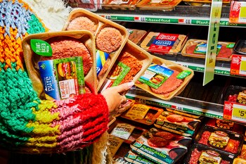 Los paquetes de comida vegetariana