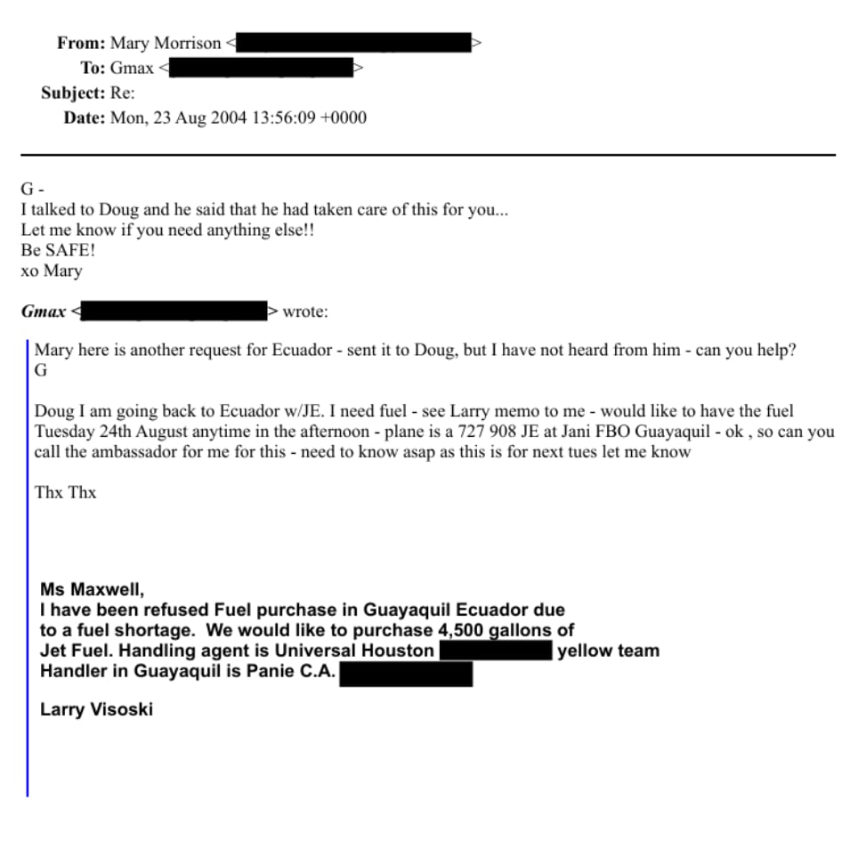 El archivo EFTA00579153 revelado por el Departamento de Justicia de los Estados Unidos.