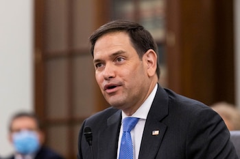 El senador republicano, Marco Rubio,