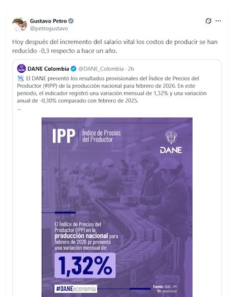 Gustavo Petro, presidente de Colombia.