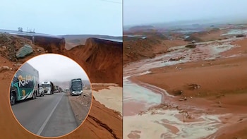 Emergencia vial en el sur de Perú: huaico arrasa la Costanera en Ilo y deja 10 kilómetros de autos varados en Arequipa