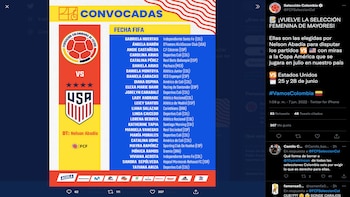 Convocatoria de la selección Colombia