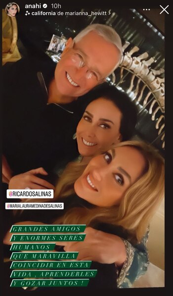 Anahí, Ricardo Salinas Pliego y