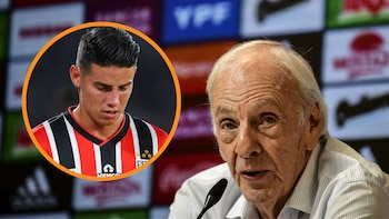 César Luis Menotti advirtió lo que le podía pasar a la carrera de James Rodríguez y así sucedió - crédito Getty y AFP