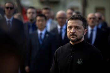 El Presidente de Ucrania, Volodimir