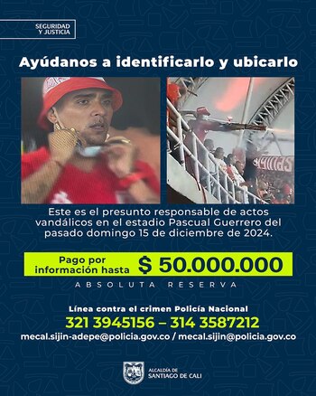 Ofrecen 50 millones de pesos