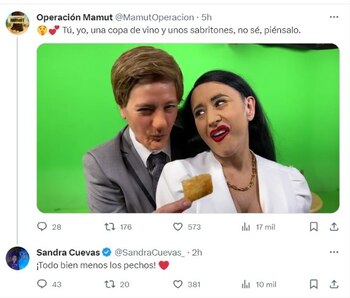 A Sandra Cuevas no le