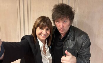Patricia Bullrich y Javier Milei