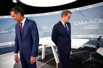 Pedro Sánchez y Alberto