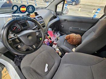 El coche donde el agresor