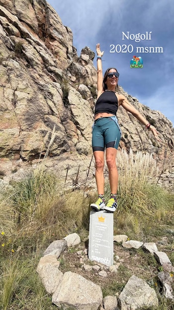 Juana Viale cumplió un exigente desafío con su bicicleta