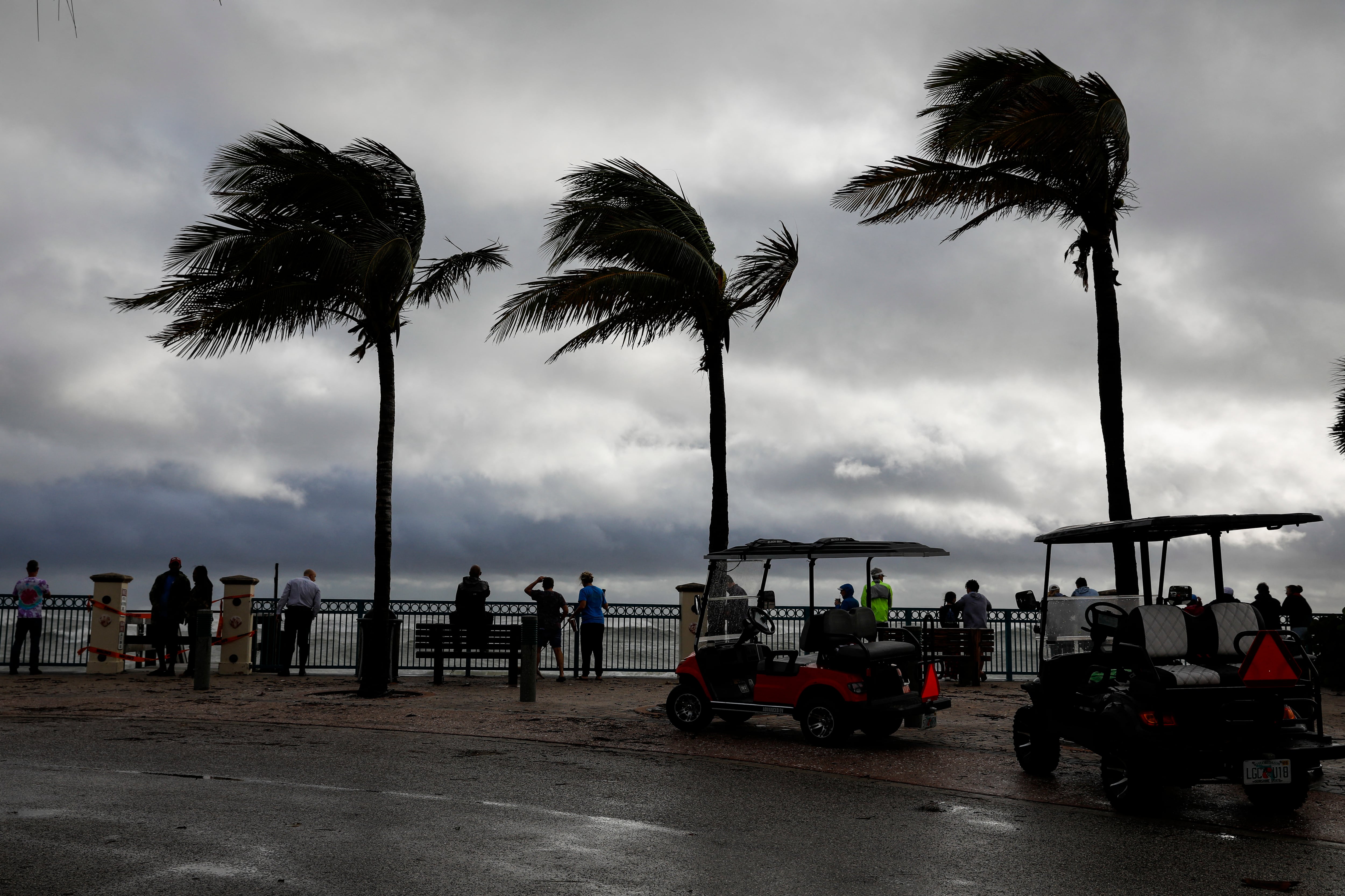El Centro Nacional de Huracanes advirtió que Bertha puede generar una marejada de hasta 1,2 metros en sectores de Luisiana, Alabama y Florida (AFP)