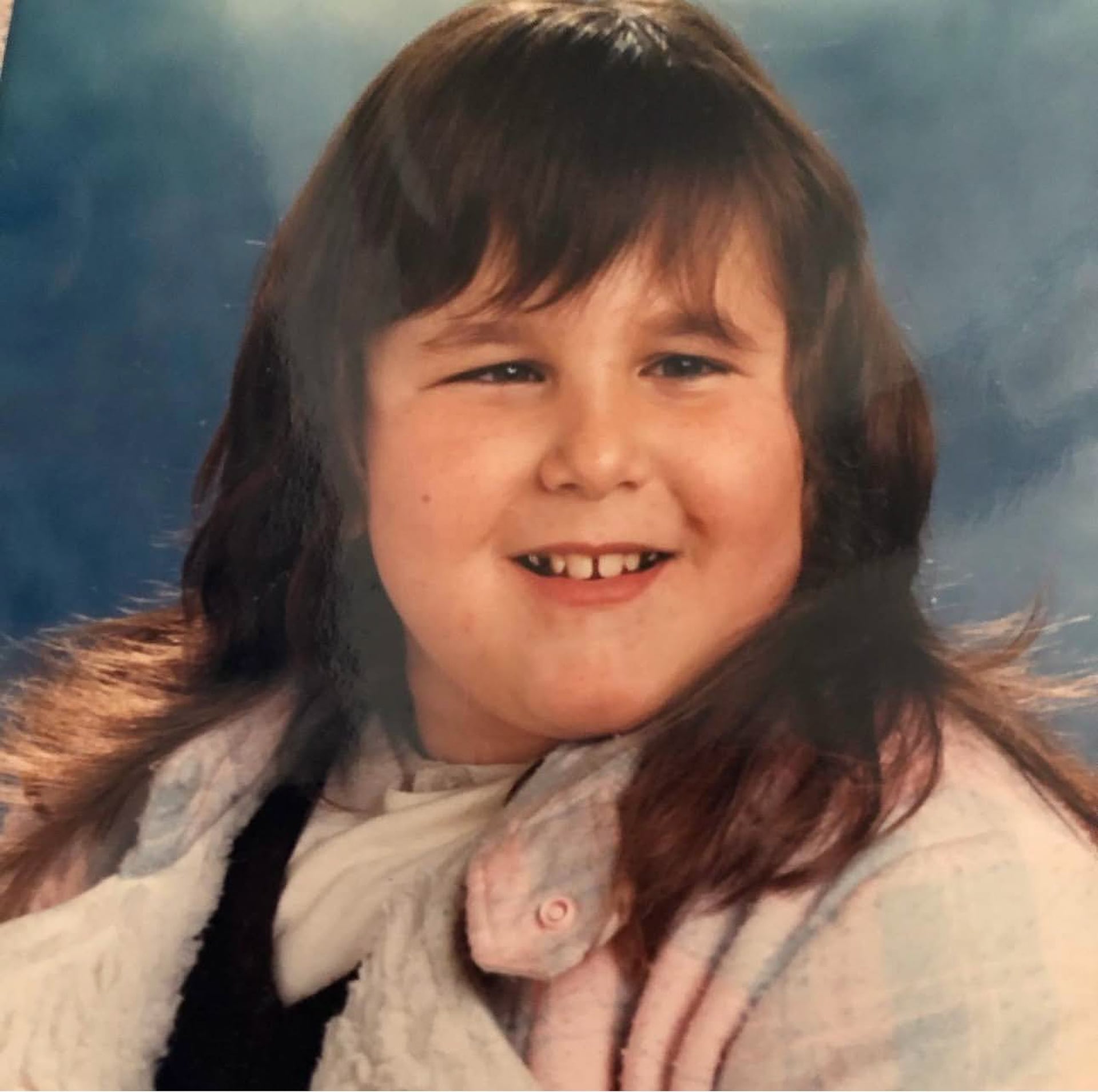 Malena Guinzburg en su adolescencia