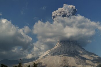 El Volcán de Colima, también