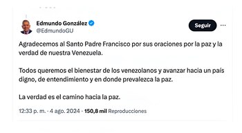 Este fue el mensaje del