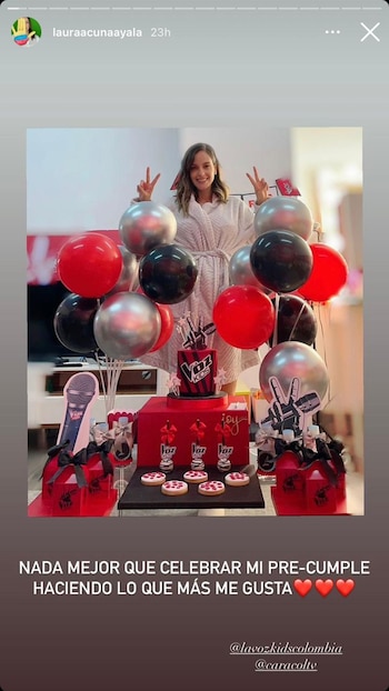 Tomado de Instagram @lauraacunaayala