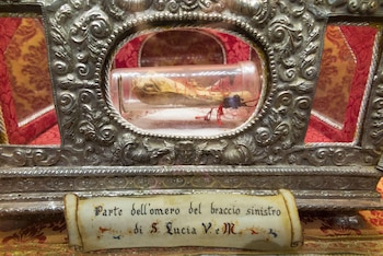 La reliquia de Santa Lucía