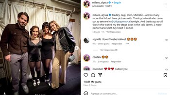 Alyssa Milano compartió en Instagram
