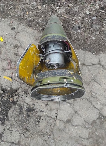 Restos de bombas de racimo