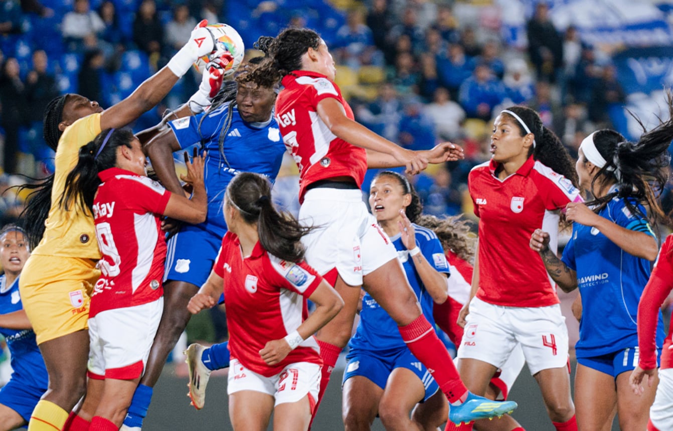 Millonarios parte como favorito para superar a Santa Fe en las semifinales de la Liga Femenina - crédito Millonarios FC