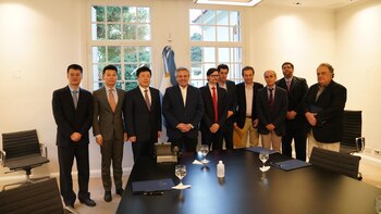 El presidente Alberto Fernández con