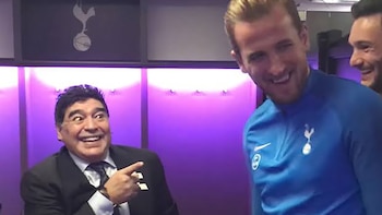 La historia desconocida detrás del famoso video del consejo de Maradona a Harry Kane: “Lo que pasó nadie lo va a borrar”