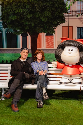 Imagen complementaria de En fotos: la presentación de Mafalda Inmersiva reunió a famosos, artistas y escritores